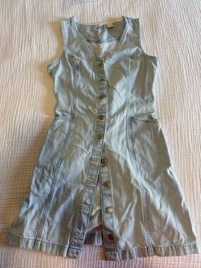 NWOT Levi's Light Blue Denim Sleeveless Dress